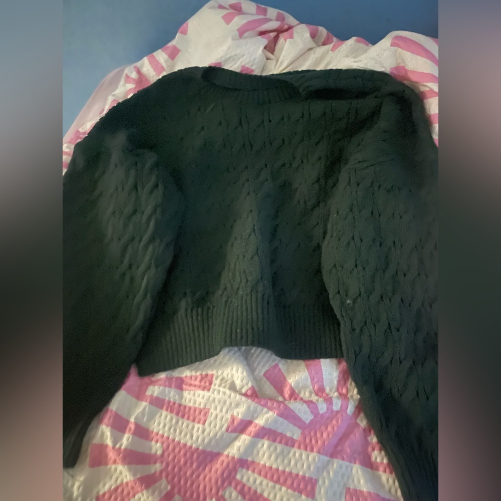 Green sweater